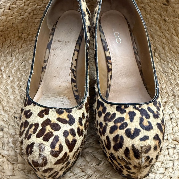 Aldo Animal Print Heels - Picture 1 of 4